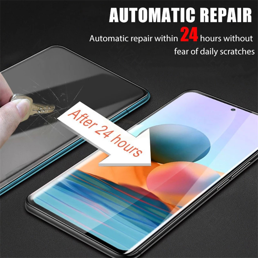 Bakeey-for-Xiaomi-Redmi-Note-10-Accessories-Set-HD-Automatic-Repair-Soft-Hydrogel-Film-Screen-Protec-1833483-3